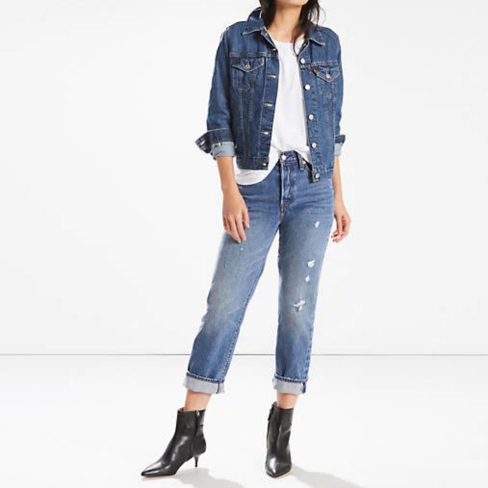 Levi's Wedgie Fit Straight Jeans - Picture 6 of 7